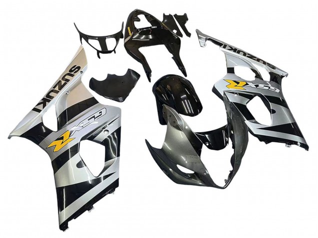 Discount 2003-2004 Glossy Black Silver Grey Yellow Suzuki GSXR 1000 Motorcycle Fairings Canada