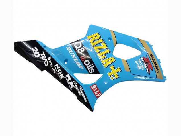 Discount 2003-2004 Light Blue Yellow Black Rizla Motul Suzuki GSXR 1000 Motorcycle Fairings Canada