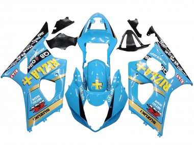 Discount 2003-2004 Light Blue Yellow Black Rizla Motul Suzuki GSXR 1000 Motorcycle Fairings Canada