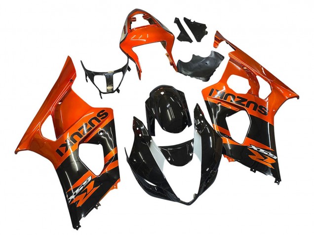 Discount 2003-2004 Burnt Orange Glossy Black Suzuki GSXR 1000 Motorcycle Fairing Canada