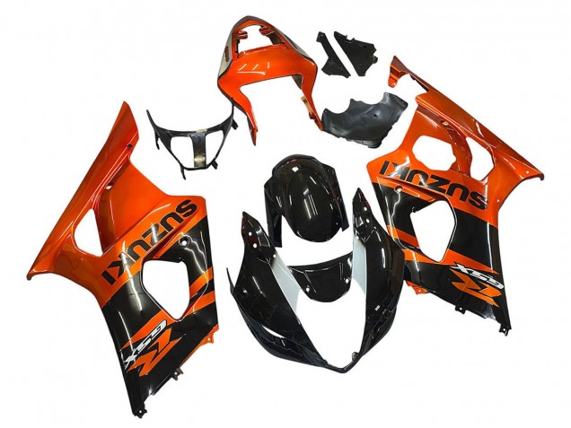 Discount 2003-2004 Burnt Orange Glossy Black Suzuki GSXR 1000 Motorcycle Fairing Canada