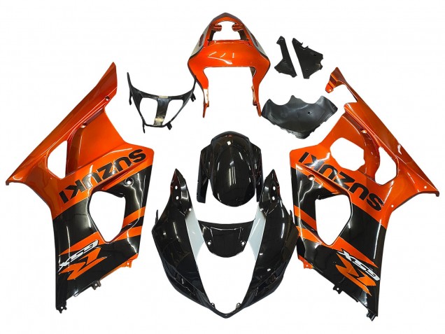 Discount 2003-2004 Burnt Orange Glossy Black Suzuki GSXR 1000 Motorcycle Fairing Canada