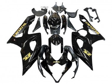 Discount 2005-2006 Glossy Black Gold Decal Suzuki GSXR 1000 Motorcycle Fairings Canada