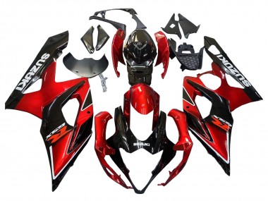 Discount 2005-2006 Red Glossy Black Suzuki GSXR 1000 Motorcycle Fairings Canada