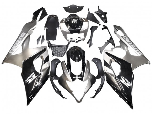 Discount 2005-2006 Glossy Black Grey Suzuki GSXR 1000 Motorcycle Fairings Canada