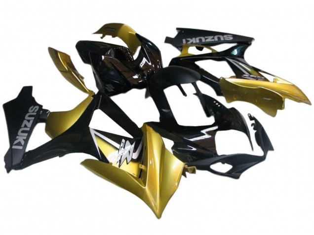 Discount 2007-2008 Gold Black Silver Decal Suzuki GSXR 1000 Motorcycle Fairings Canada