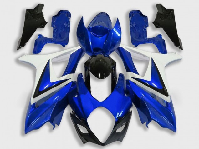 Discount 2007-2008 White Blue Black Suzuki GSXR 1000 Motorcycle Fairing Canada