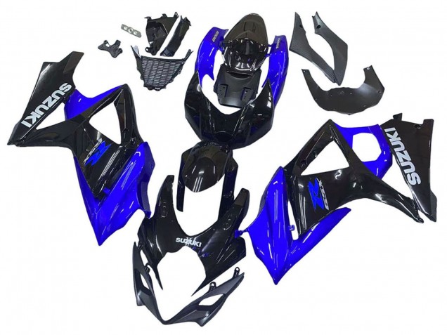 Discount 2007-2008 Blue Glossy Black Suzuki GSXR 1000 Motorcycle Fairing Kits Canada