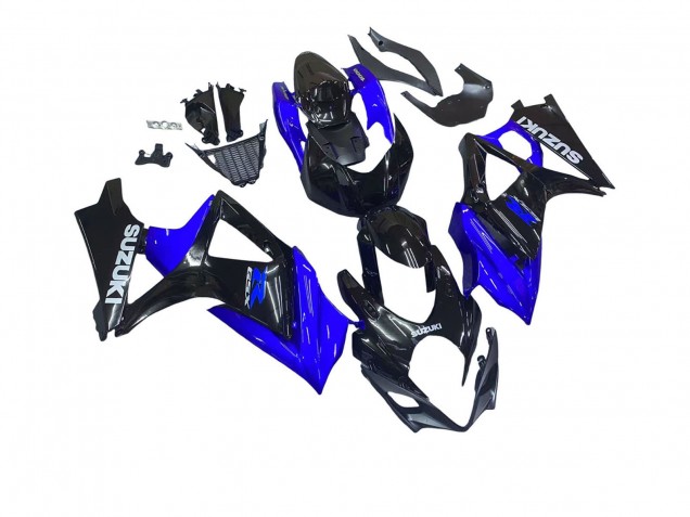 Discount 2007-2008 Blue Glossy Black Suzuki GSXR 1000 Motorcycle Fairing Kits Canada