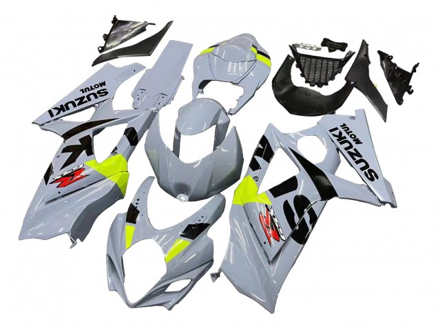 Discount 2007-2008 Light Grey Green Black Suzuki GSXR 1000 Motorcycle Fairings Canada