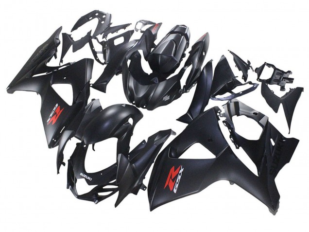 Discount 2007-2008 Matte Black Red Decal Suzuki GSXR 1000 Motorcycle Fairings Canada
