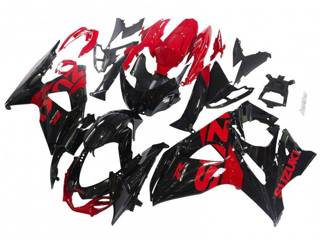 Discount 2009-2016 Glossy Black Red Suzuki GSXR 1000 Motorcycle Fairing Kits Canada