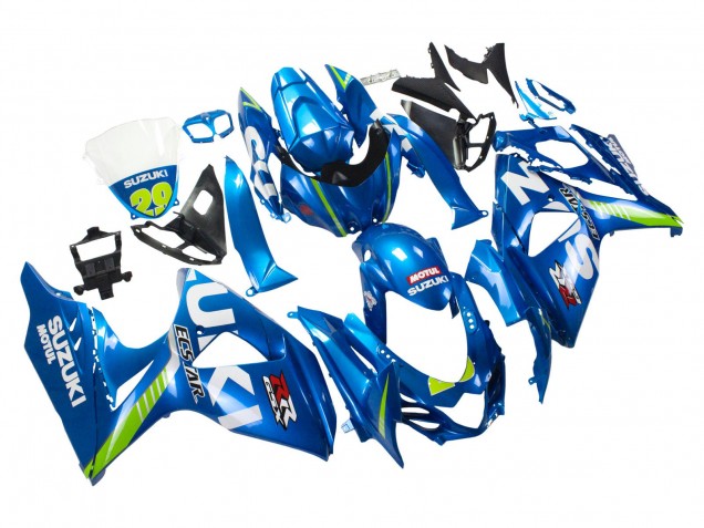 Discount 2009-2016 Light Blue Green Motul 29 Ecstar Suzuki GSXR 1000 Motorcycle Fairings Canada