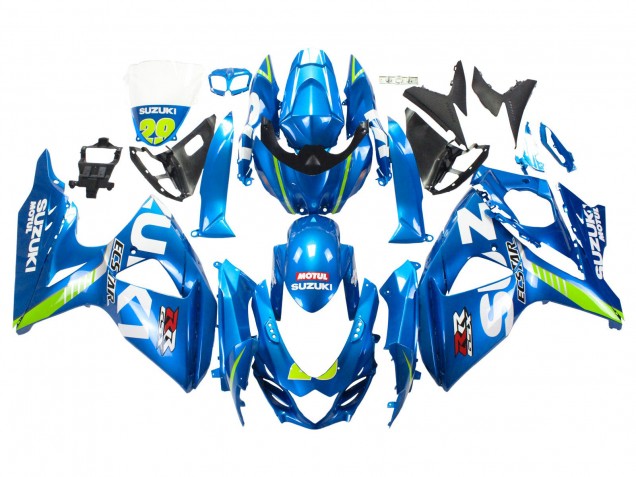 Discount 2009-2016 Light Blue Green Motul 29 Ecstar Suzuki GSXR 1000 Motorcycle Fairings Canada