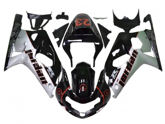 Discount 2009-2016 Glossy Black White Red Jordan 23 Suzuki GSXR 1000 Motorcycle Fairings Canada