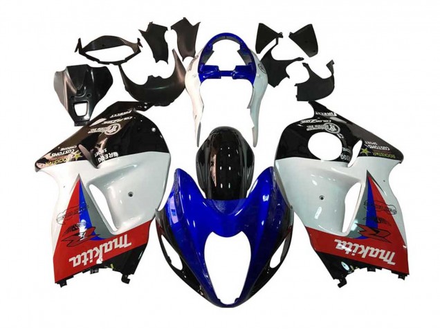 Discount 1996-2007 White Blue Red Makita Black Suzuki GSXR 1300 Hayabusa Motorcycle Fairings Canada