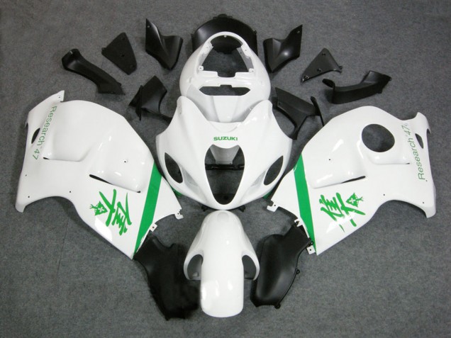 Discount 1996-2007 White Green Suzuki GSXR 1300 Hayabusa Motorcycle Fairings Canada