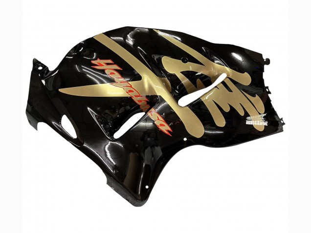Discount 1996-2007 Glossy Black Gold Hayabusa Suzuki GSXR 1300 Hayabusa Motorcycle Fairings Canada