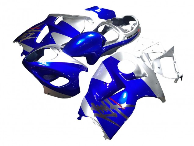 Discount 1996-2007 Blue Silver Hayabusa Suzuki GSXR 1300 Hayabusa Motorcycle Fairings Canada