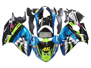 Discount 2008-2020 Blue Green Black Shark 46 Suzuki GSXR 1300 Hayabusa Motorcycle Fairings Canada