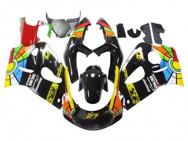 Discount 1996-2000 Black Multicolor 27 Suzuki GSXR 600 / GSXR 750 Motorcycle Fairings Canada