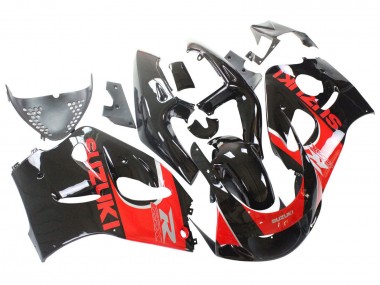Discount 1996-2000 Black Red Suzuki GSXR 600 / GSXR 750 Motorcycle Fairings Canada