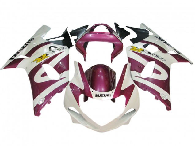 Discount 2001-2003 White Pink Yellow Suzuki GSXR 600 / GSXR 750 Motorcycle Fairings Canada