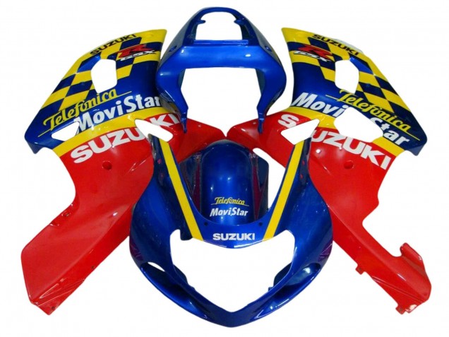Discount 2001-2003 Blue Red Yellow Suzuki GSXR 600 / GSXR 750 Motorcycle Fairings Canada