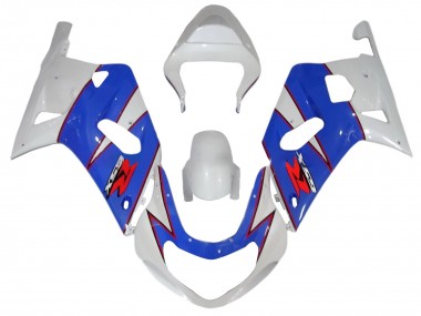 Discount 2001-2003 White Blue Red Suzuki GSXR 600 / GSXR 750 Motorcycle Fairings Canada