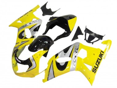 Discount 2001-2003 Yellow Silver Glossy Black Suzuki GSXR 600 / GSXR 750 Motorcycle Fairing Kits Canada