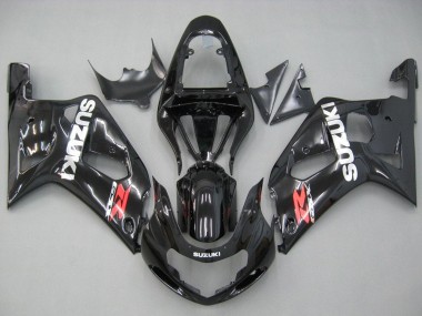 Discount 2001-2003 Glossy Black Red White Suzuki GSXR 600 / GSXR 750 Motorcycle Fairings Canada