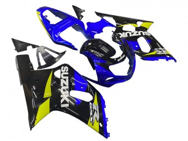Discount 2001-2003 Blue Yellow Glossy Black Suzuki GSXR 600 / GSXR 750 Motorcycle Fairings Canada