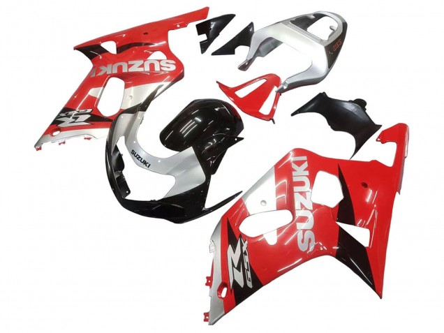 Discount 2001-2003 Red White Glossy Black Suzuki GSXR 600 / GSXR 750 Motorcycle Fairing Canada