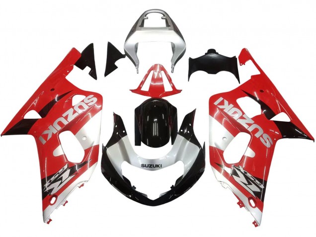 Discount 2001-2003 Red White Glossy Black Suzuki GSXR 600 / GSXR 750 Motorcycle Fairing Canada