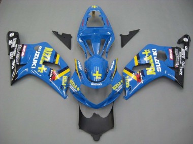 Discount 2001-2003 Blue Yellow Black Motul Rizla Suzuki GSXR 600 / GSXR 750 Motorcycle Fairings Canada