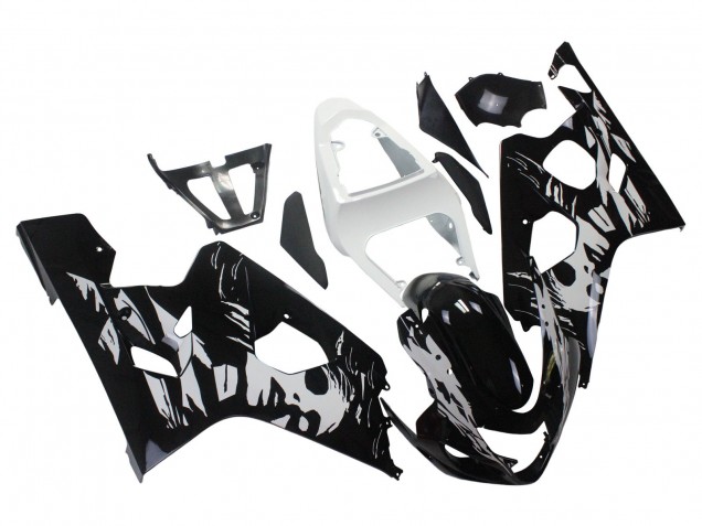 Discount 2004-2005 White Black Suzuki GSXR 600 / GSXR 750 Motorcycle Fairing Canada