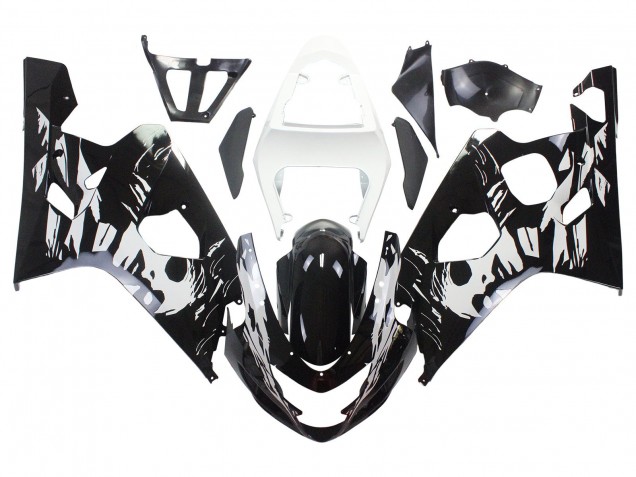 Discount 2004-2005 White Black Suzuki GSXR 600 / GSXR 750 Motorcycle Fairing Canada