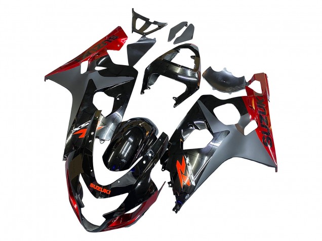 Discount 2004-2005 Black Grey Red Suzuki GSXR 600 / GSXR 750 Motorcycle Fairings Canada
