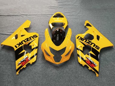 Discount 2004-2005 Yellow Black Suzuki GSXR 600 / GSXR 750 Motorcycle Fairings Canada