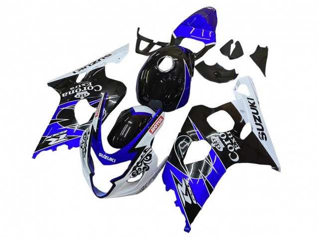 Discount 2004-2005 White Blue Black Corona Motul Suzuki GSXR 600 / GSXR 750 Motorcycle Fairing Canada