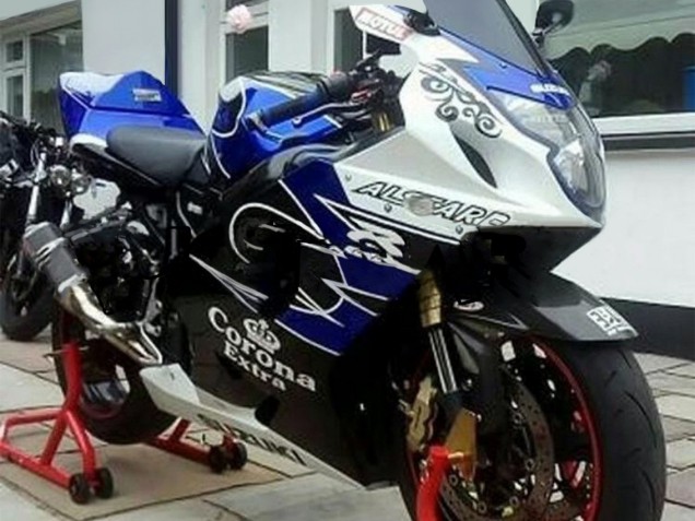 Discount 2004-2005 White Blue Black Corona Motul Suzuki GSXR 600 / GSXR 750 Motorcycle Fairing Canada