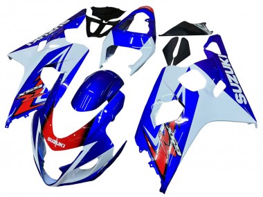 Discount 2004-2005 White Blue Red Suzuki GSXR 600 / GSXR 750 Motorcycle Fairing Canada