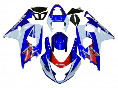 Discount 2004-2005 White Blue Red Suzuki GSXR 600 / GSXR 750 Motorcycle Fairing Canada