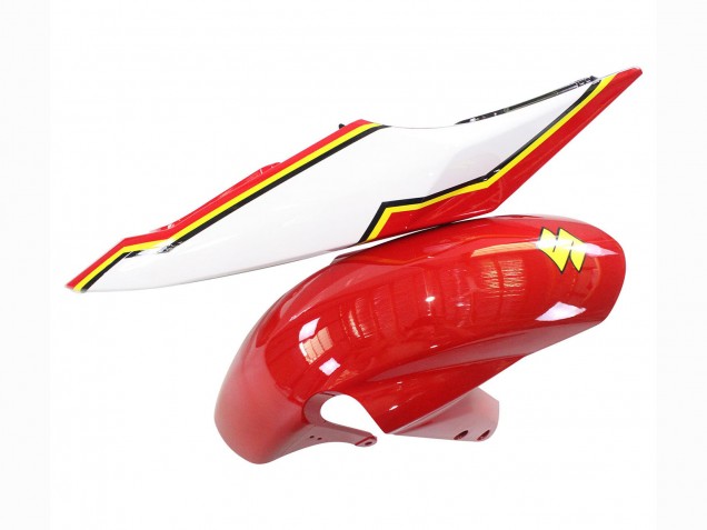 Discount 2004-2005 White Red Yellow Michelin Texaon Heron 7 Suzuki GSXR 600 / GSXR 750 Motorcycle Fairings Canada