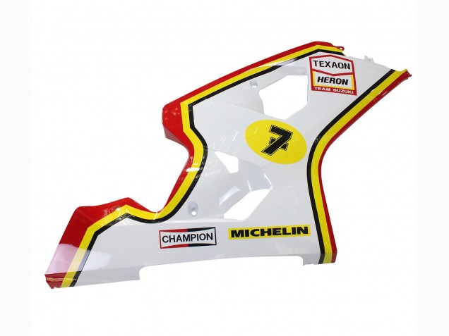 Discount 2004-2005 White Red Yellow Michelin Texaon Heron 7 Suzuki GSXR 600 / GSXR 750 Motorcycle Fairings Canada