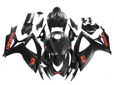 Discount 2004-2005 Matte Black Red Decal Suzuki GSXR 600 / GSXR 750 Motorcycle Fairings Canada