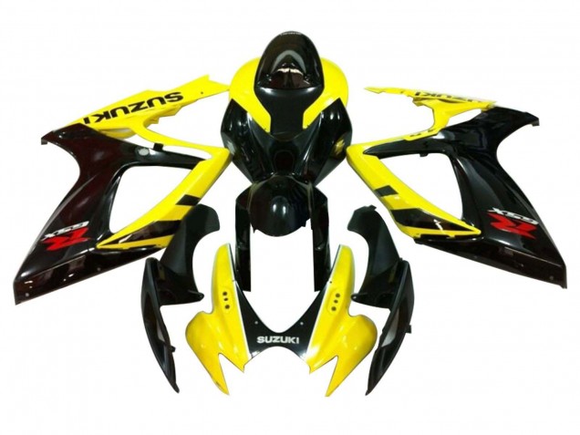 Discount 2006-2007 Yellow Glossy Black Red Suzuki GSXR 600 / GSXR 750 Motorcycle Fairings Canada