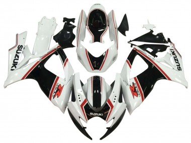 Discount 2006-2007 White Black Red Suzuki GSXR 600 / GSXR 750 Motorcycle Fairing Canada