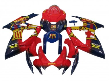 Discount 2006-2007 Orange Blue Yellow Suzuki GSXR 600 / GSXR 750 Motorcycle Fairings Canada