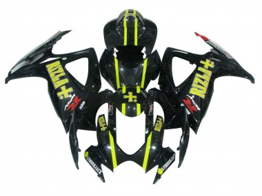 Discount 2006-2007 Glossy Black Yellow Rizla Suzuki GSXR 600 / GSXR 750 Motorcycle Fairings Canada